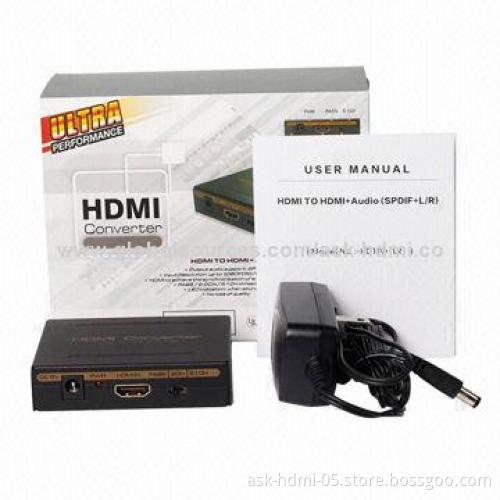 HDMI to Digital Toslink Audio converter